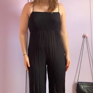 ASOS Design Pinny Jumpsuit in Crinkle